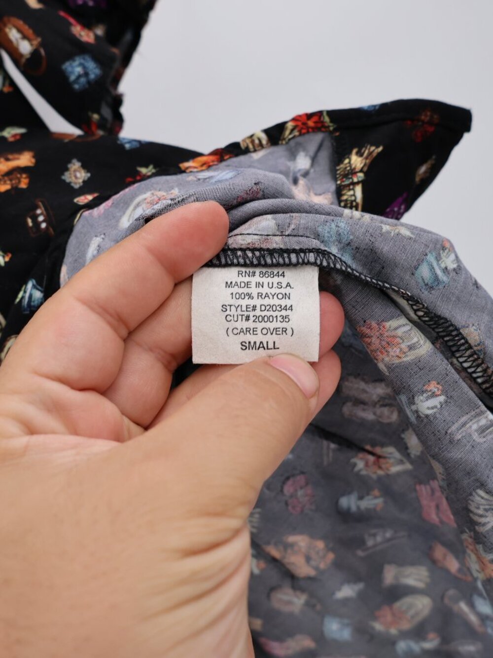 VTG Desert West By Sherry Holt Blouse Women Small Rayon western Shirt Button up - Picture 8 of 15